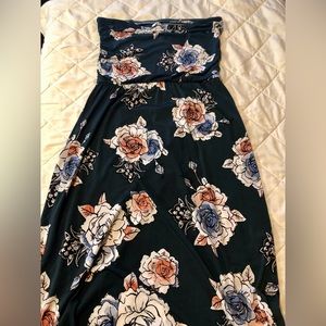 Strapless Maxi Dress